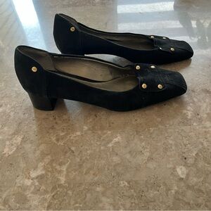 Liz Claiborne black shoes with 1.5” heel